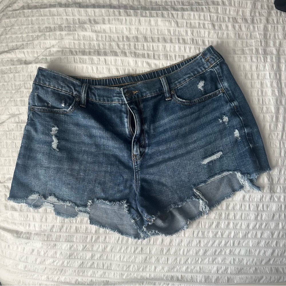 Aerie Distressed Denim Women Shorts